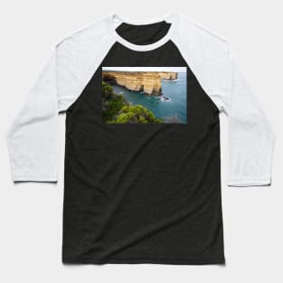 Loch Ard Gorge limestone cliffs. Baseball T-Shirt